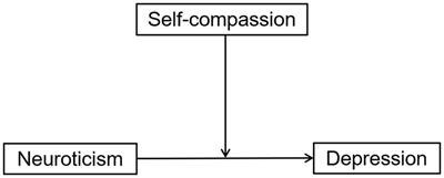 Self-compassion moderates the relationship between neuroticism and depression in junior high school students